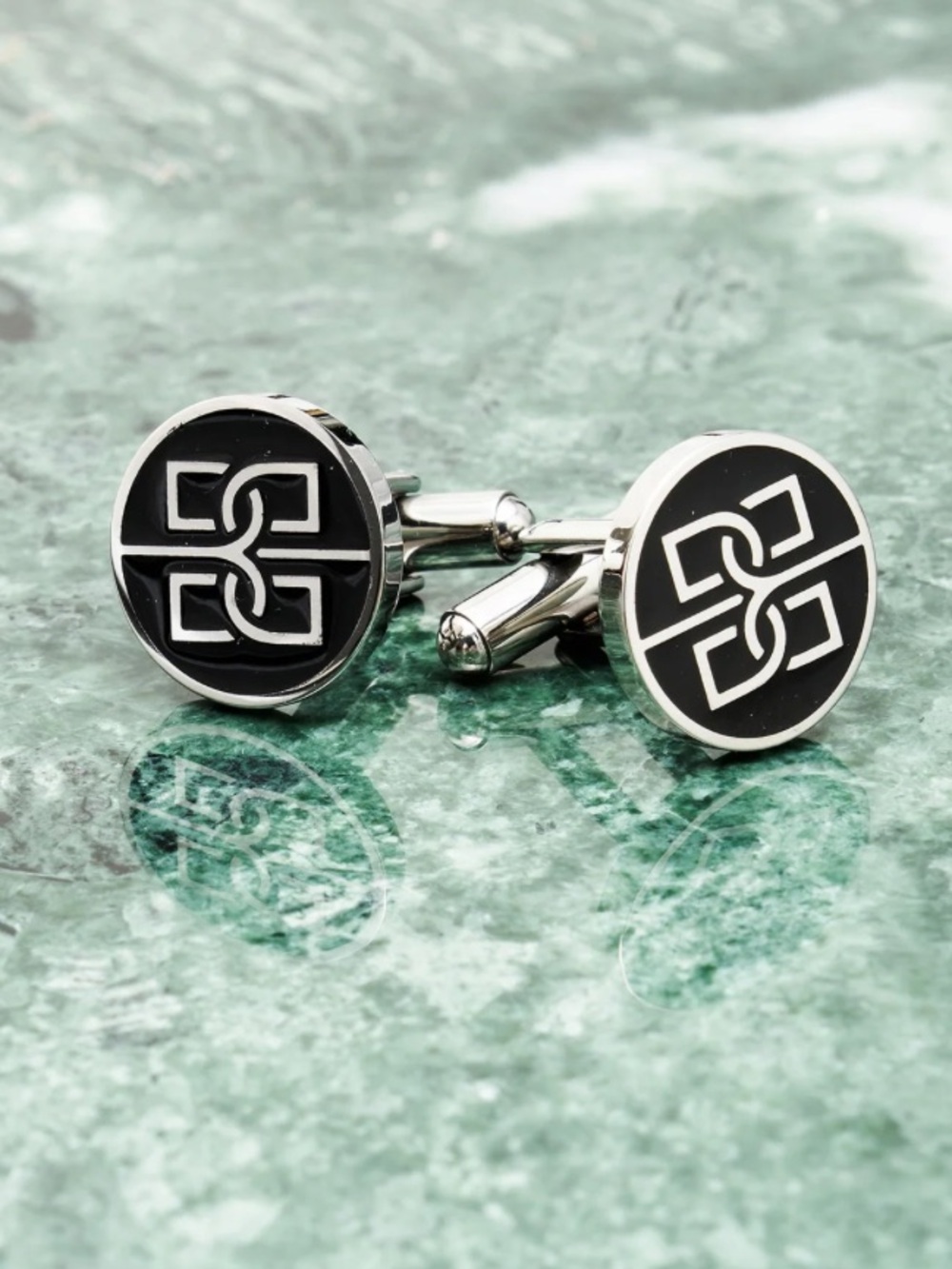 ❤️ BOLVAINT BLACK CUFFLINKS